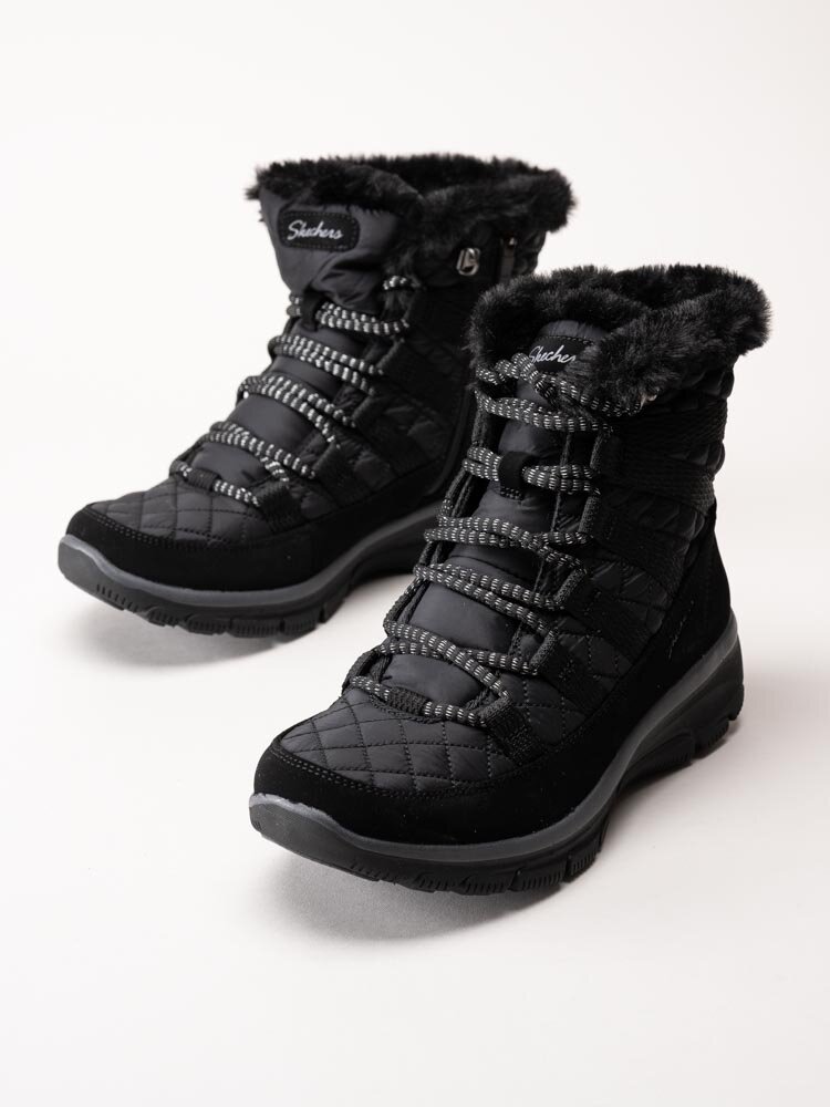 Skechers - Relaxed Fit Ease Going - Svarta fodrade kängor