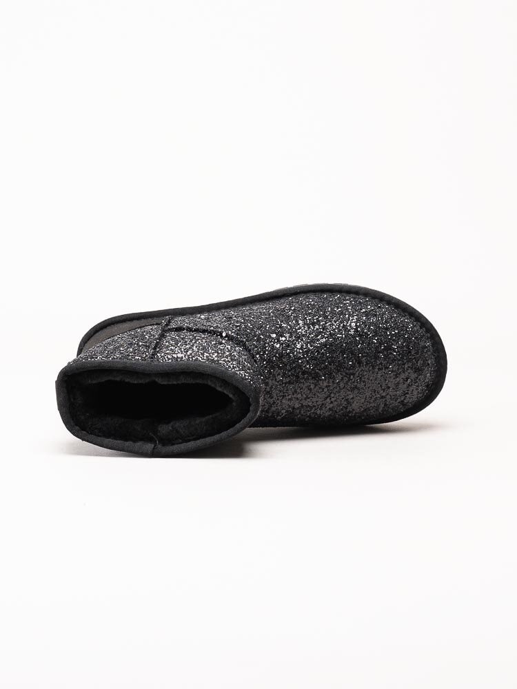 Duffy - Svarta boots med glitter
