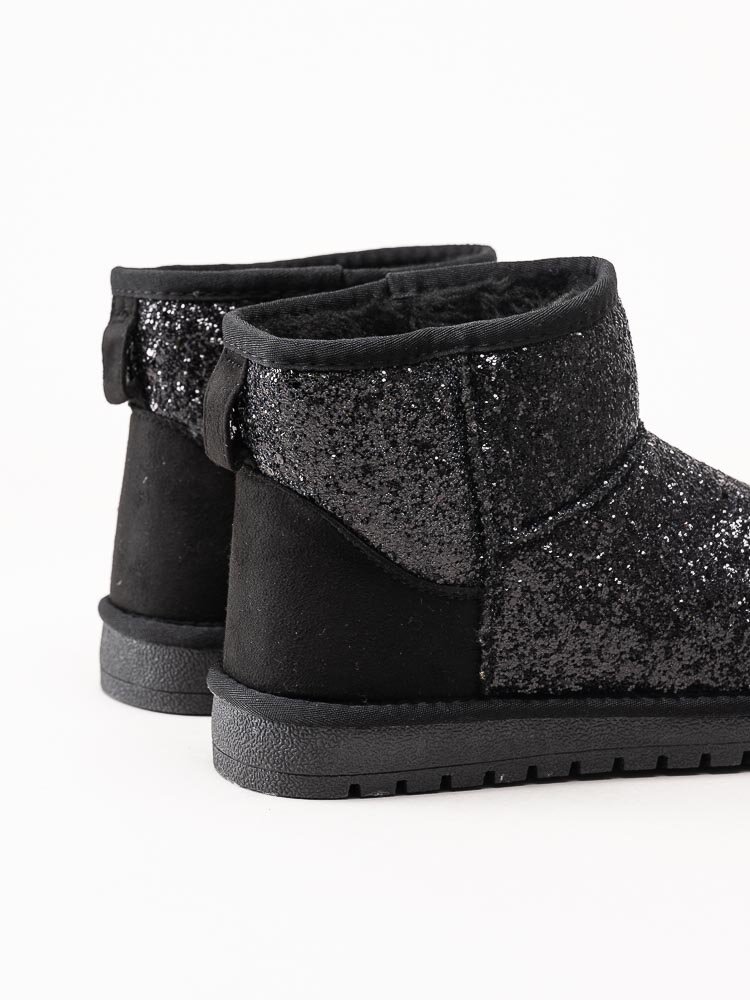 Duffy - Svarta boots med glitter