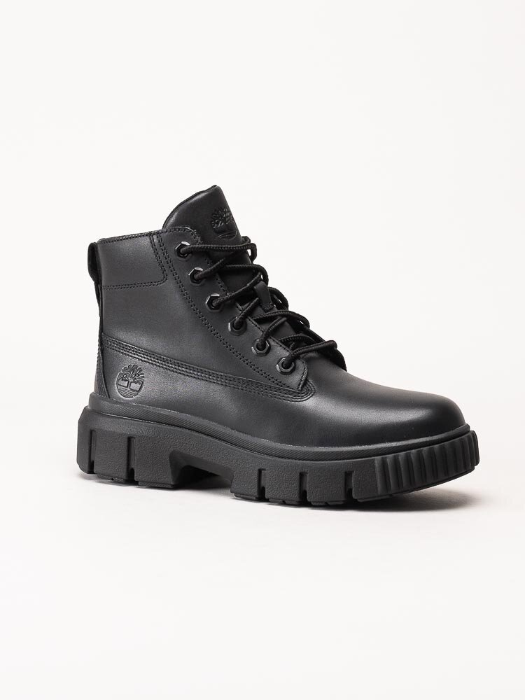 Timberland - Greyfield Leather boot - Svarta kängor i skinn