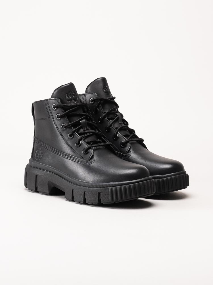 Timberland - Greyfield Leather boot - Svarta kängor i skinn