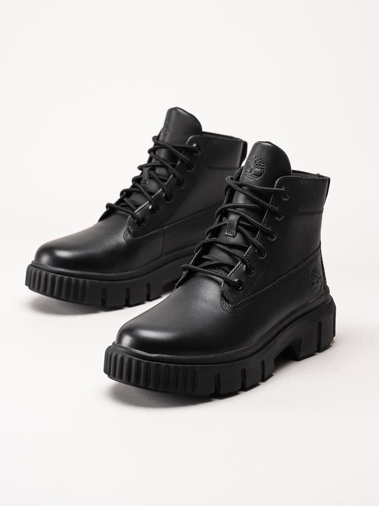Timberland - Greyfield Leather boot - Svarta kängor i skinn