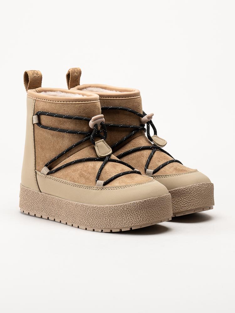 Tretorn - Aspa Hybrid Low - Beige fodrade vinterkängor