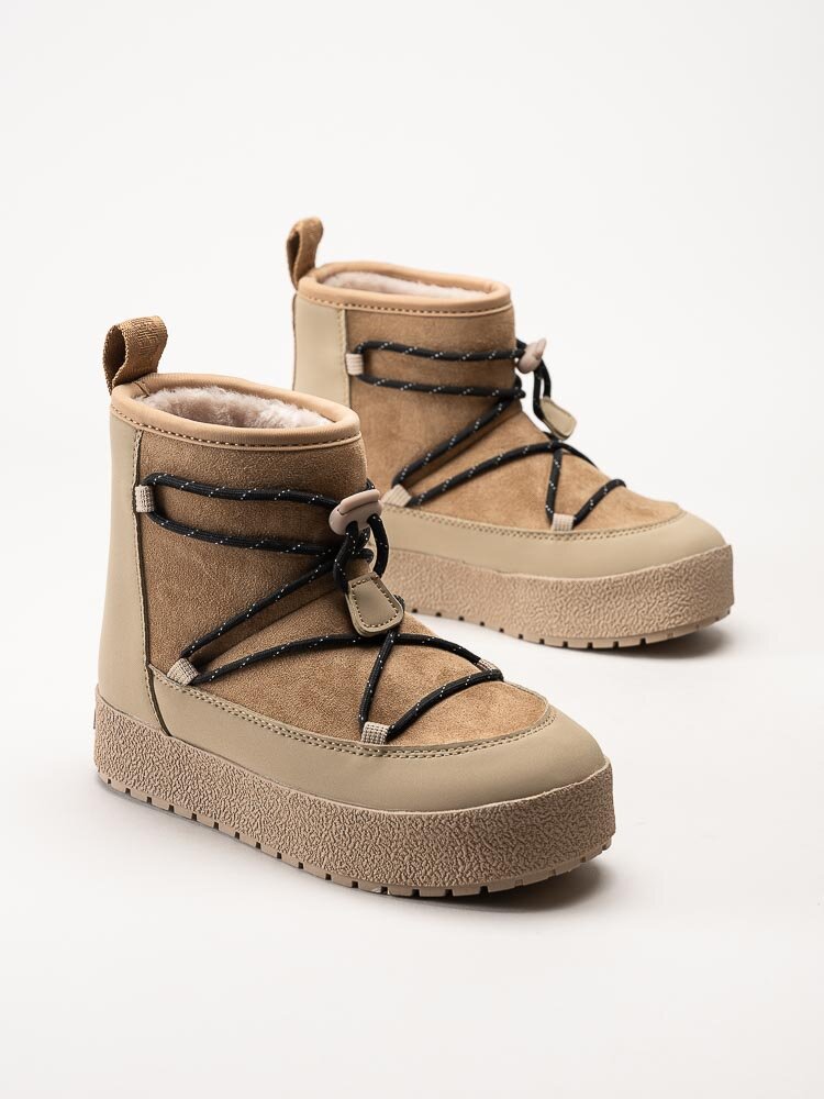 Tretorn - Aspa Hybrid Low - Beige fodrade vinterkängor