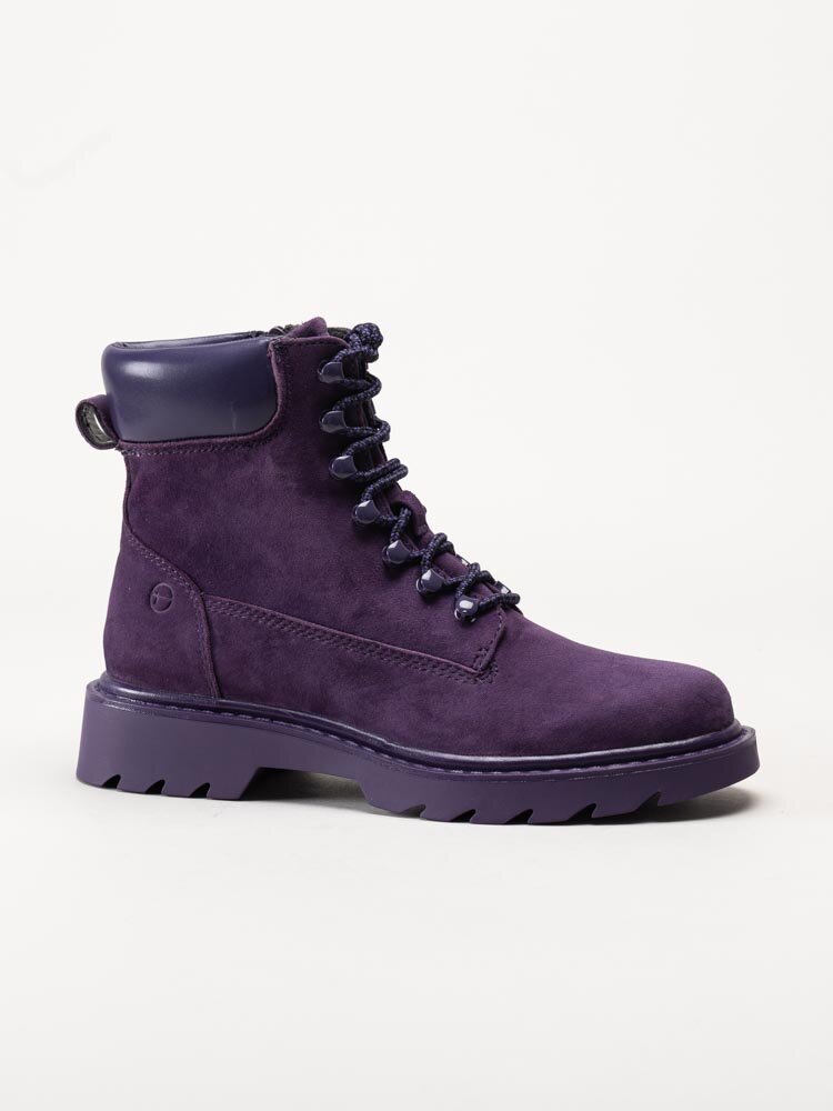 Tamaris - Lila kängor i nubuck