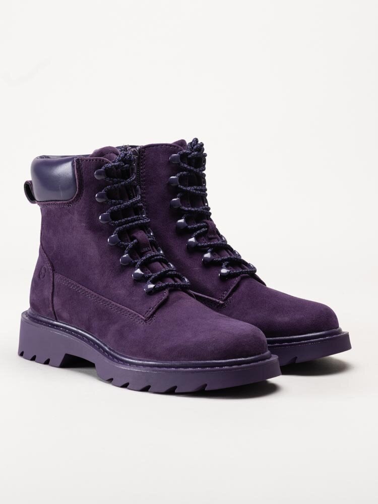 Tamaris - Lila kängor i nubuck