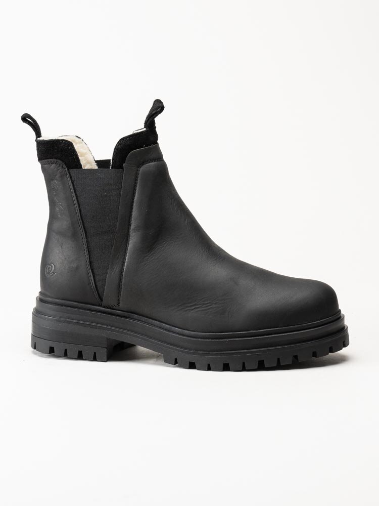 Rosa Negra - Svarta fodrade chelsea boots