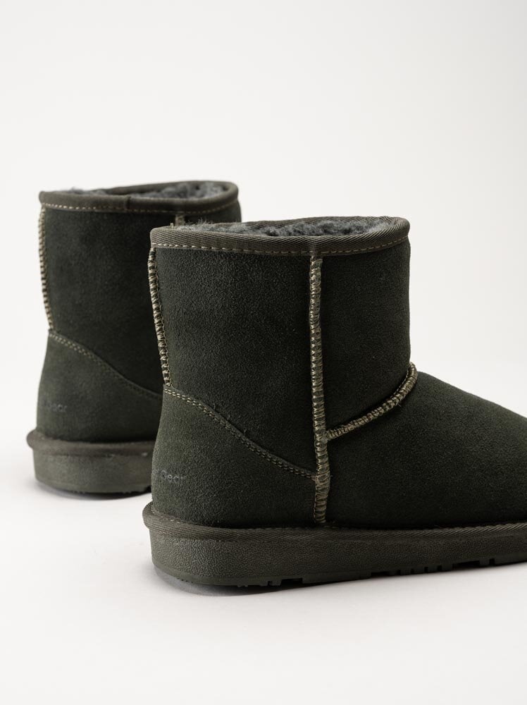 Rugged Gear - Gröna fodrade boots i mocka