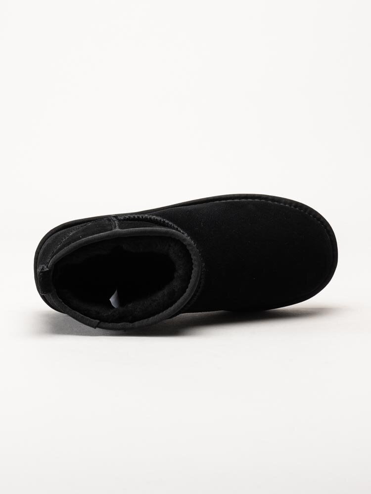Rugged Gear - Bondi Mini - Svarta ullfodrade boots i mocka