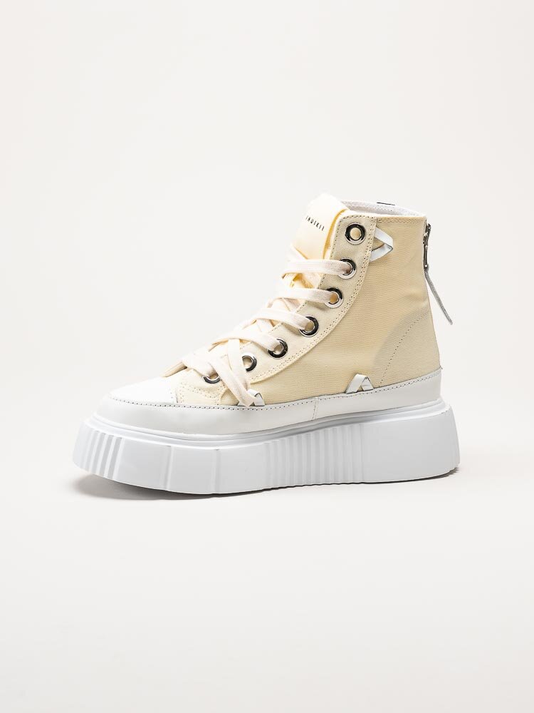 Inuikii - Canvas High 23 - Gula höga sneakers med platåsula