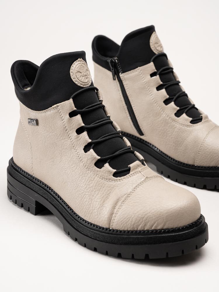 Rieker - Beige varmfodrade kängor