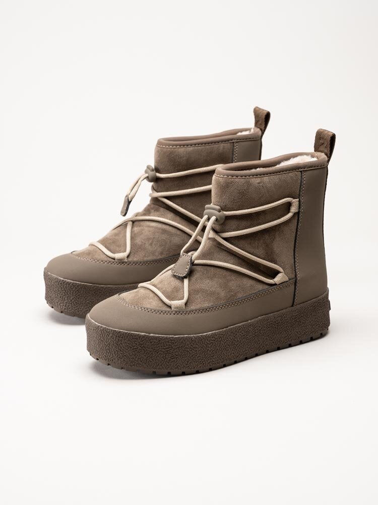 Tretorn - Tretorn Aspa Hybrid Low - Greige vattentäta boots