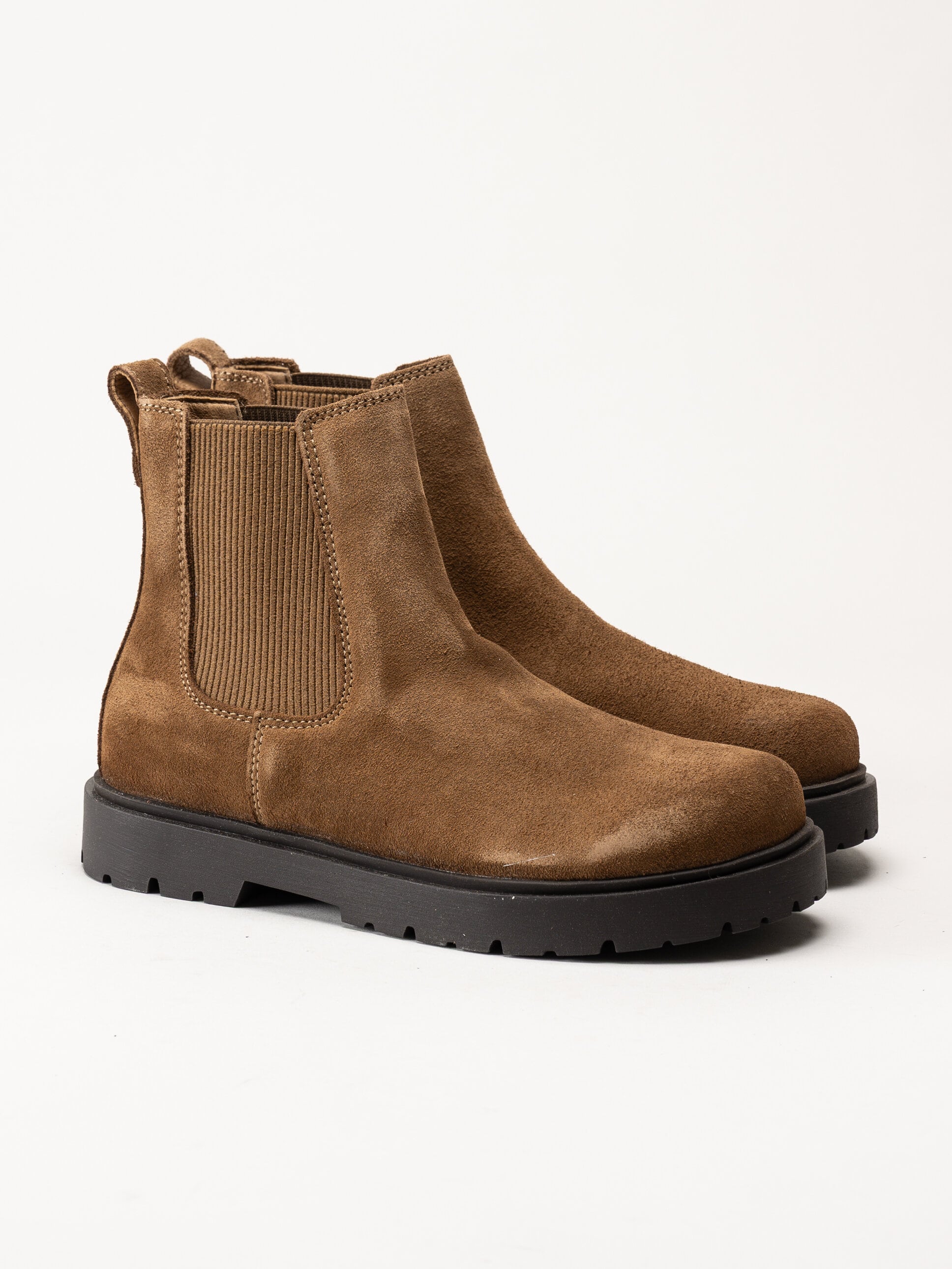 Birkenstock - Highwood Slip On - Bruna chelsea boots i mocka
