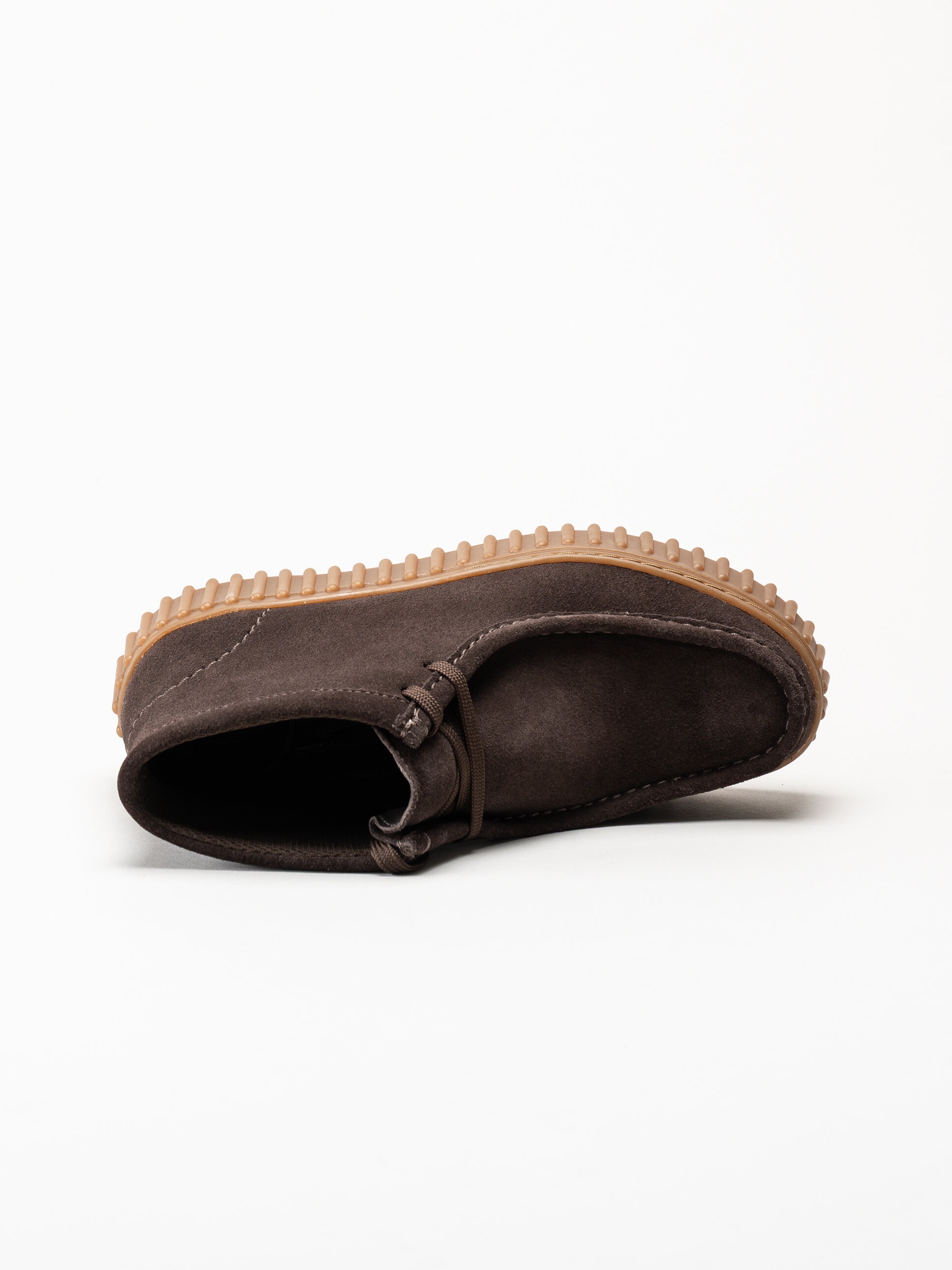 Clarks - Torhill Moss D - Mörkbruna kängor i mocka