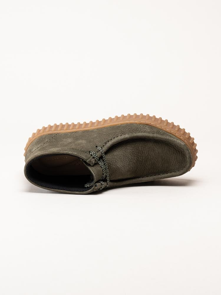Clarks - Torhill Moss D - Gröna kängor i nubuck