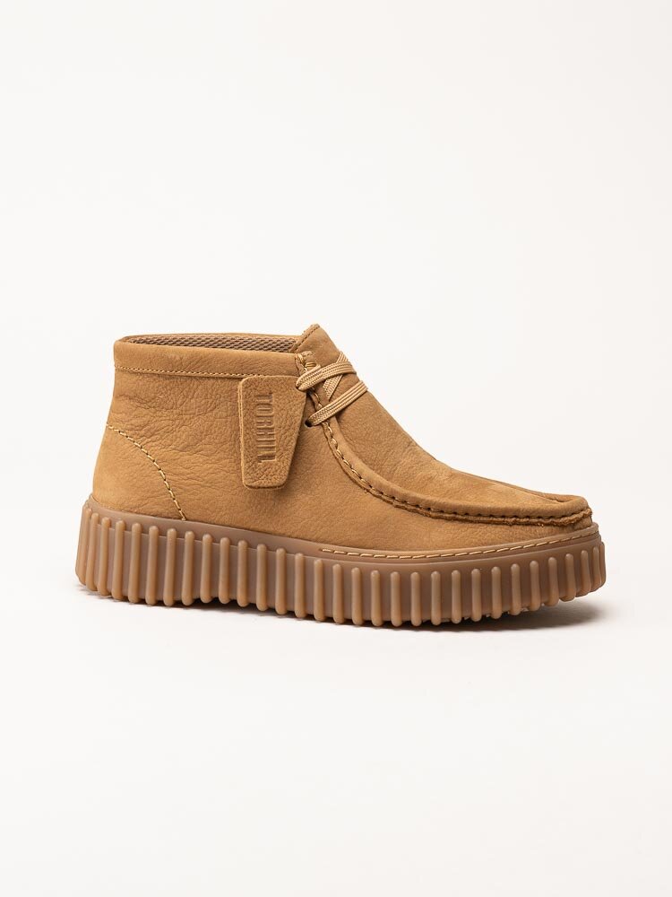 Clarks - Torhill Moss D - Bruna kängor i nubuck