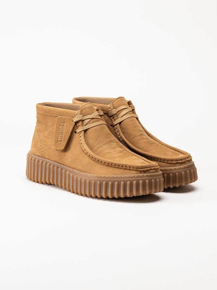 Clarks - Torhill Moss D - Bruna kängor i nubuck