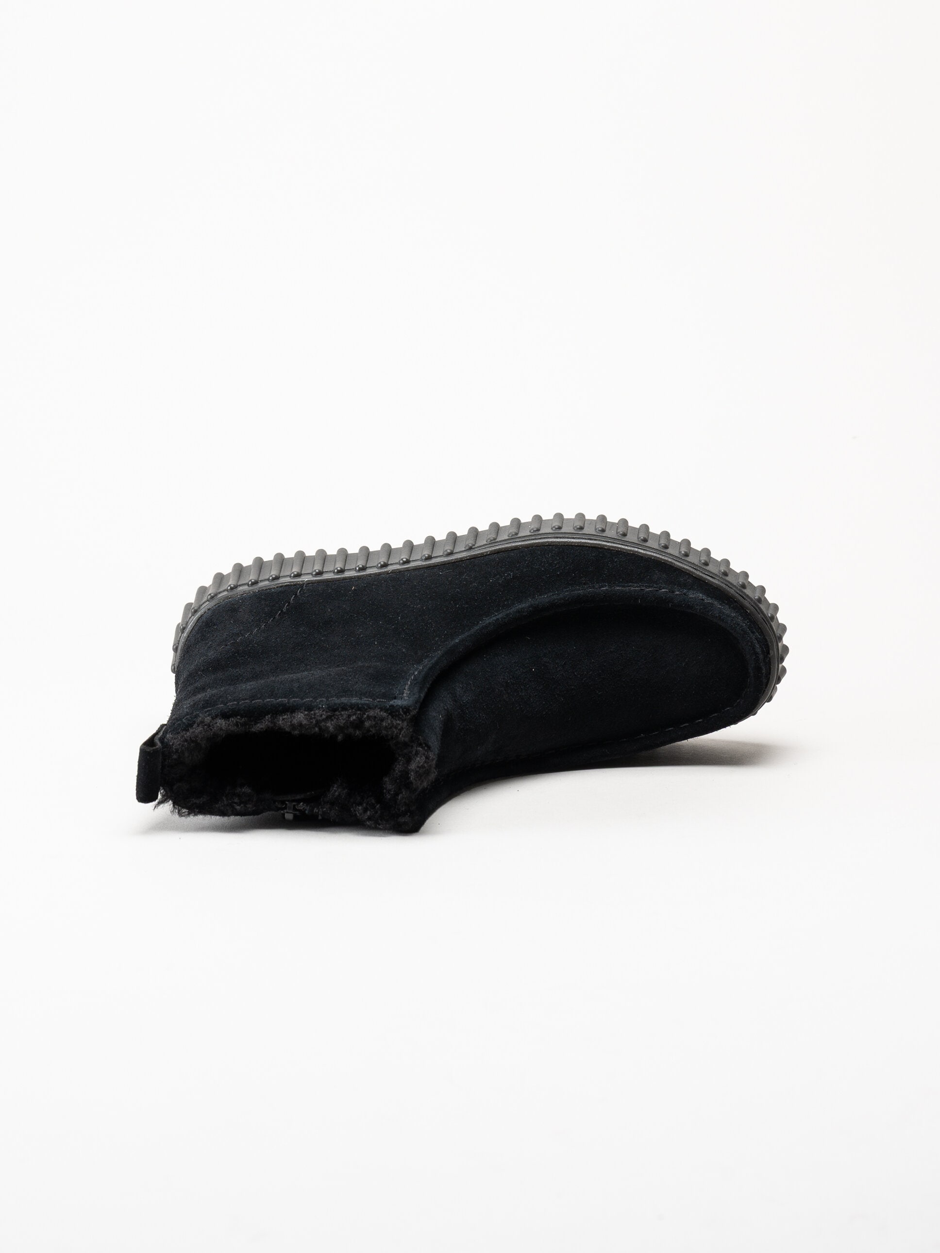 Clarks - Torhill Cozy - Svarta boots i mocka