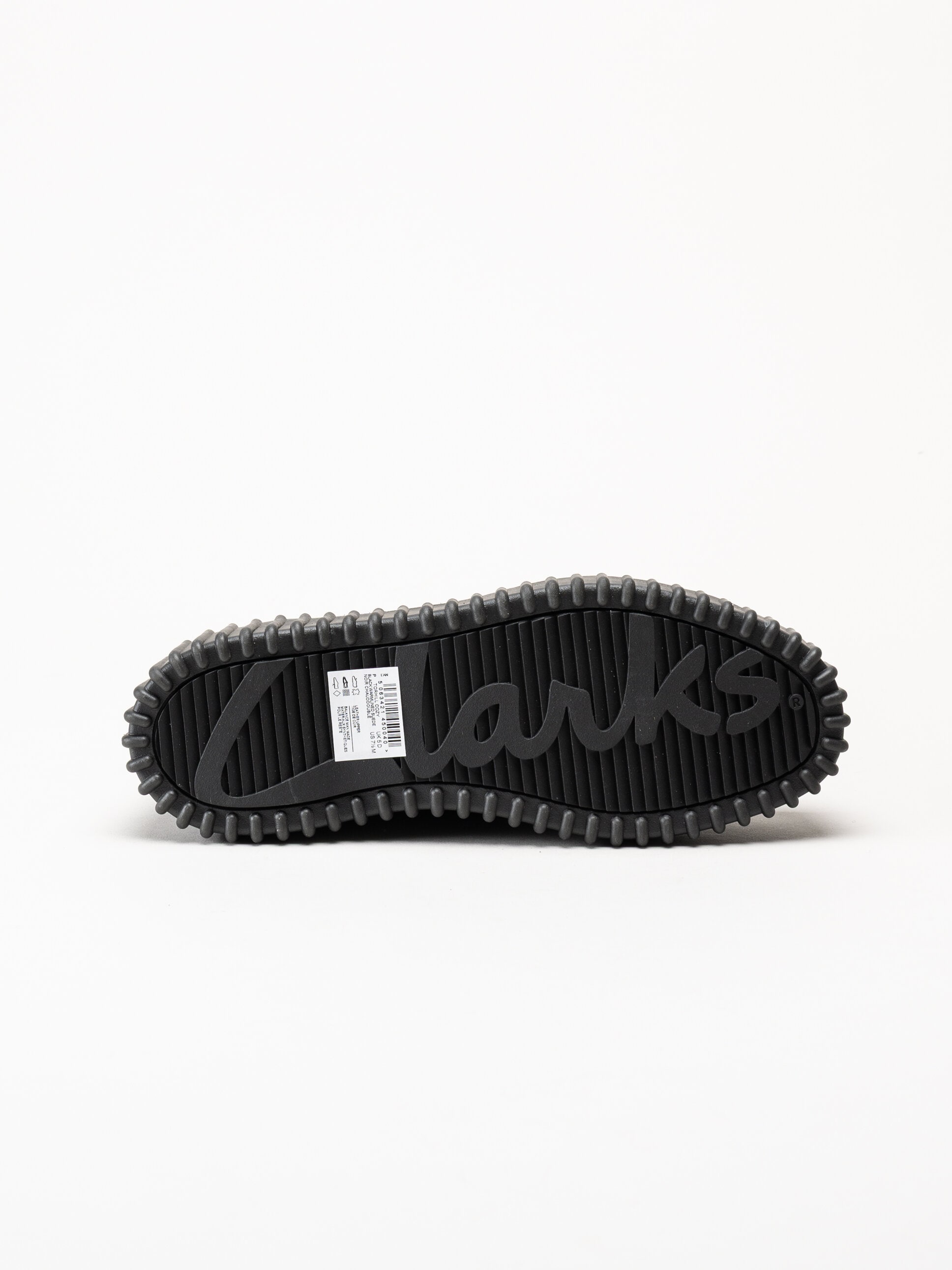 Clarks - Torhill Cozy - Svarta boots i mocka