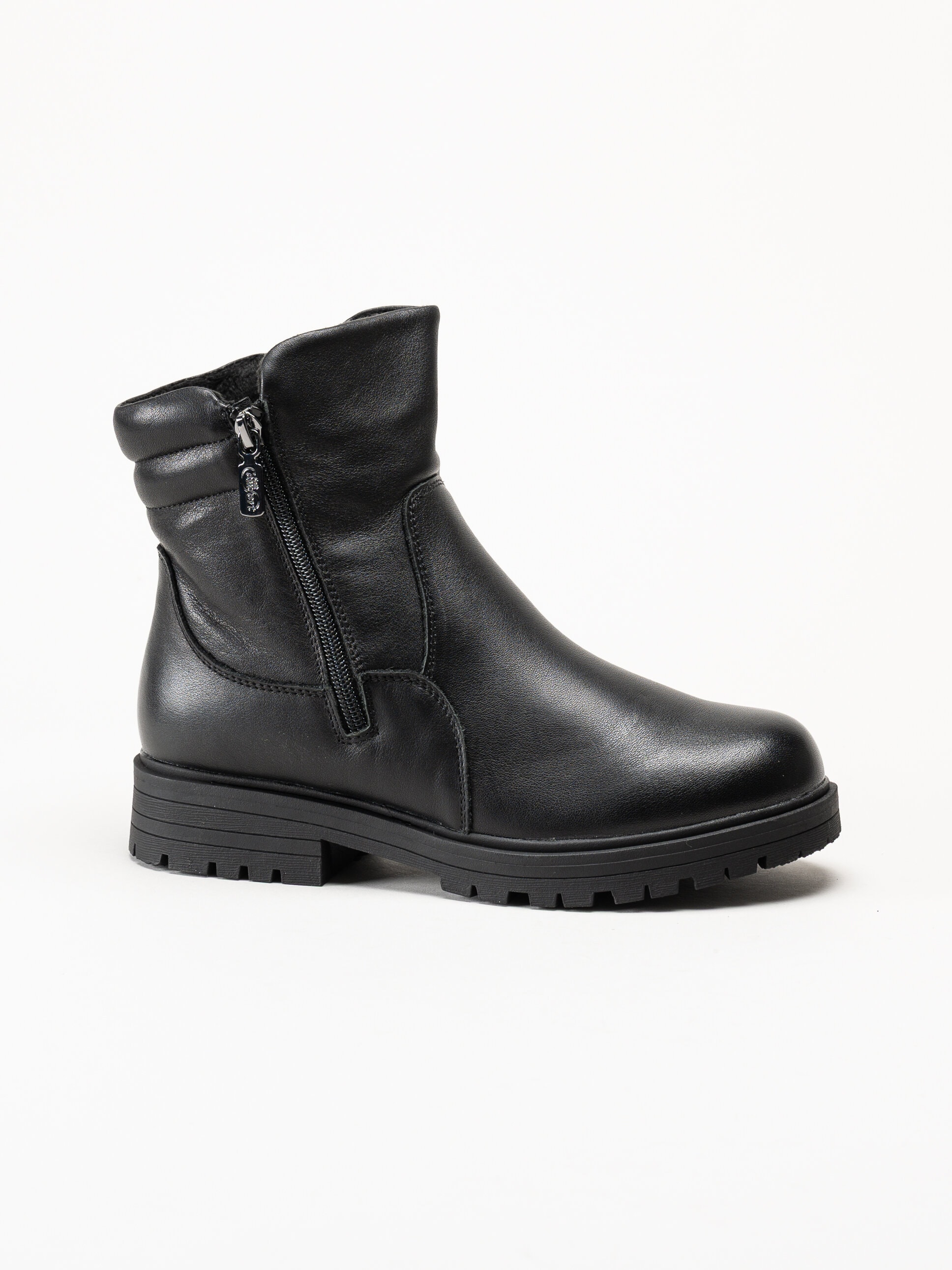 Soft Comfort - Sunberry brodd - Svarta broddkängor i skinn