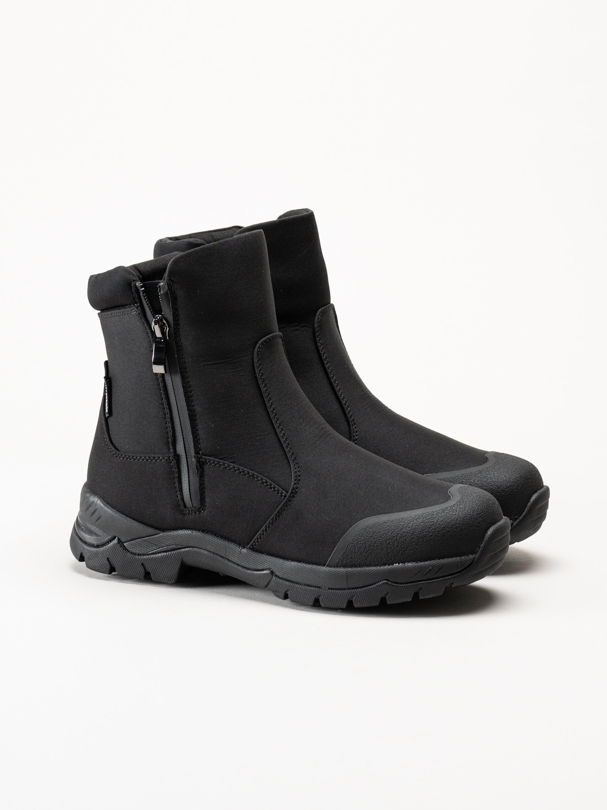 Eskimo - Bedford Studs - Svarta fodrade boots med dubbar