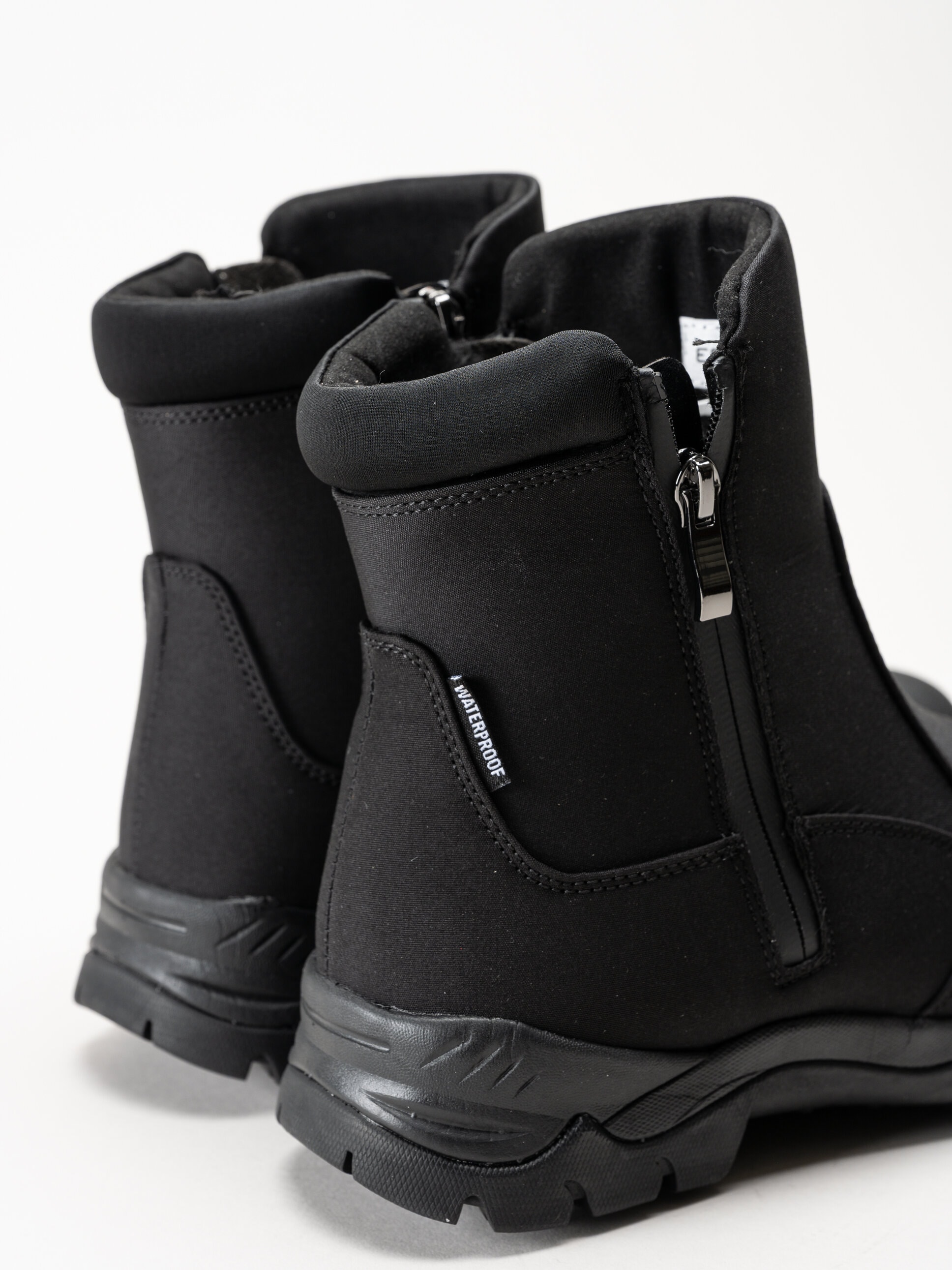 Eskimo - Bedford Studs - Svarta fodrade boots med dubbar