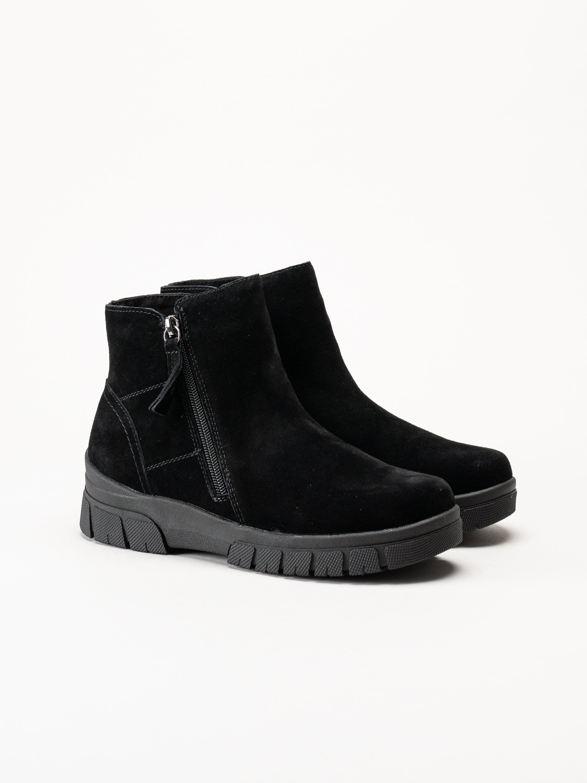 Eskimo - Cheam - Svarta fodrade boots i mocka