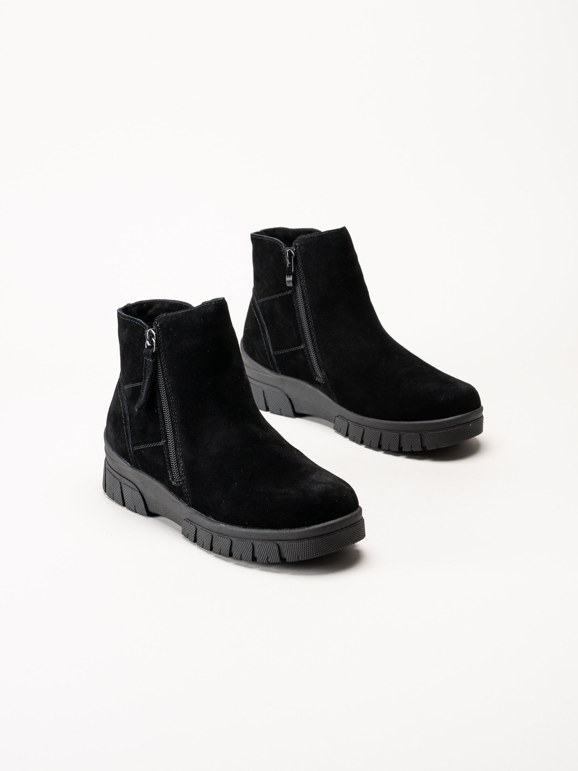 Eskimo - Cheam - Svarta fodrade boots i mocka