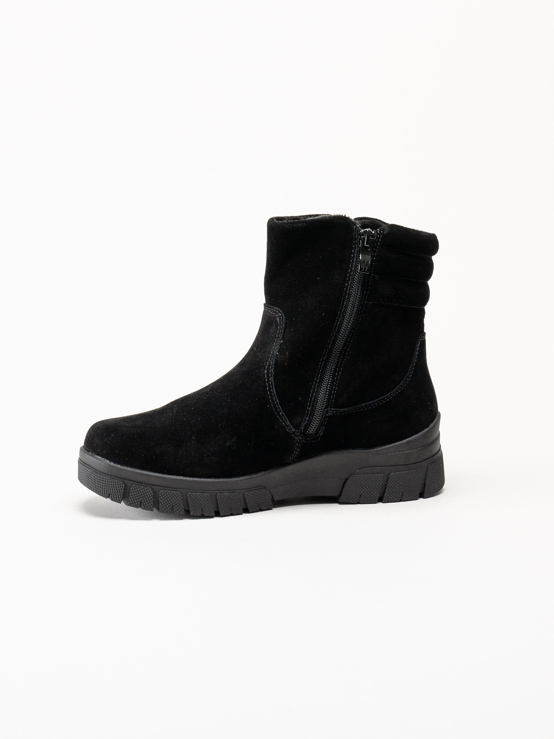 Wildflower - Selhurst - Svarta fodrade boots i mocka