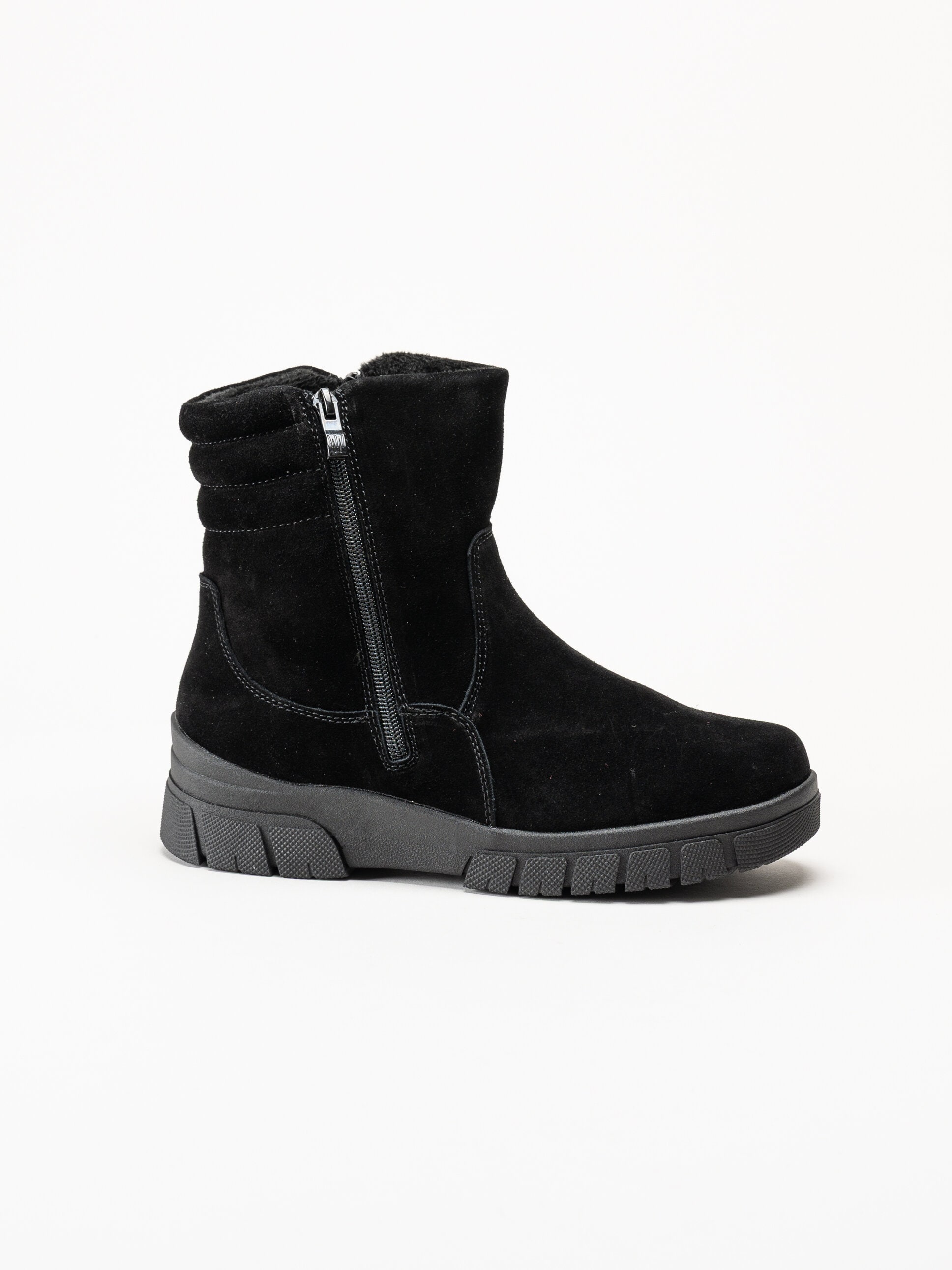 Wildflower - Selhurst - Svarta fodrade boots i mocka