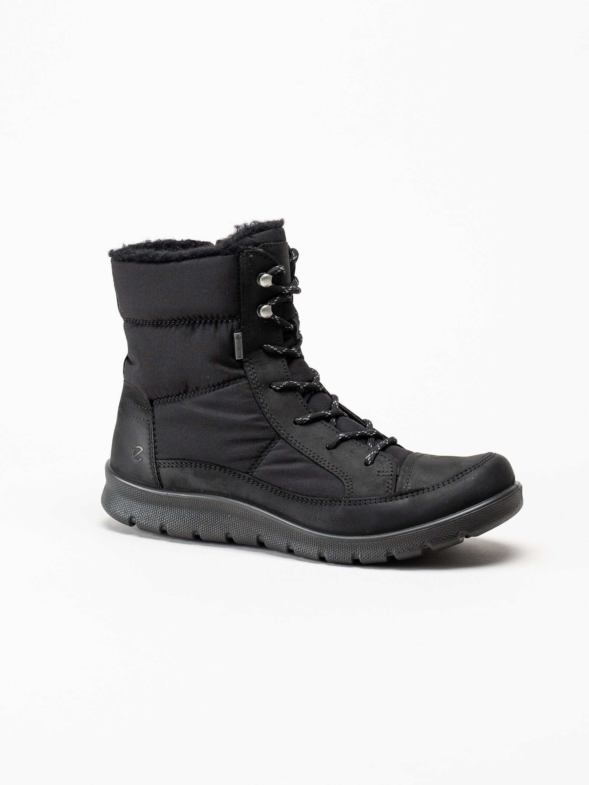 Ecco - Babett GTX - Svarta fodrade kängor