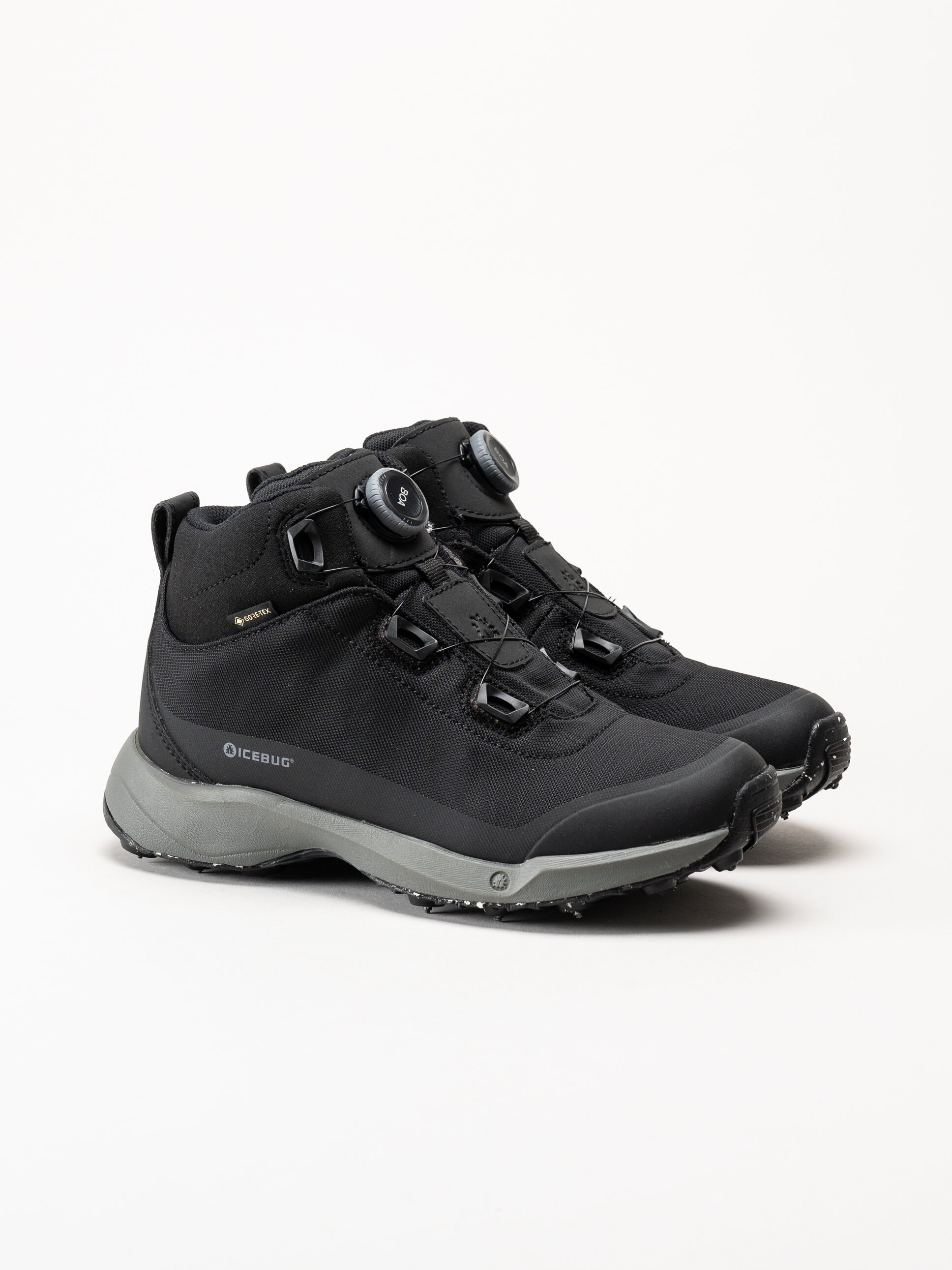 Icebug - Stavre BUGrip GTX - Svarta vandringskängor med dubbar