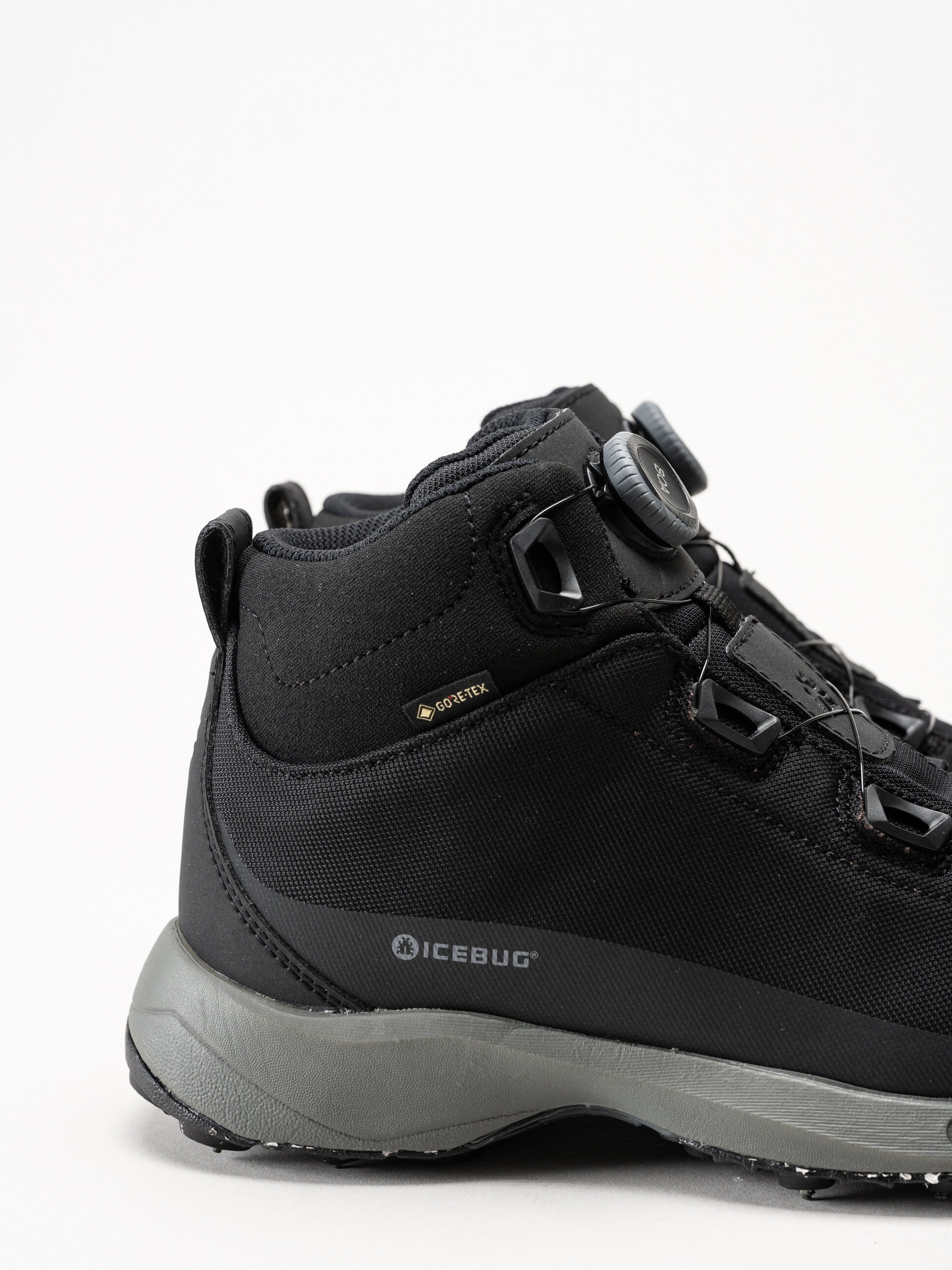 Icebug - Stavre BUGrip GTX - Svarta vandringskängor med dubbar