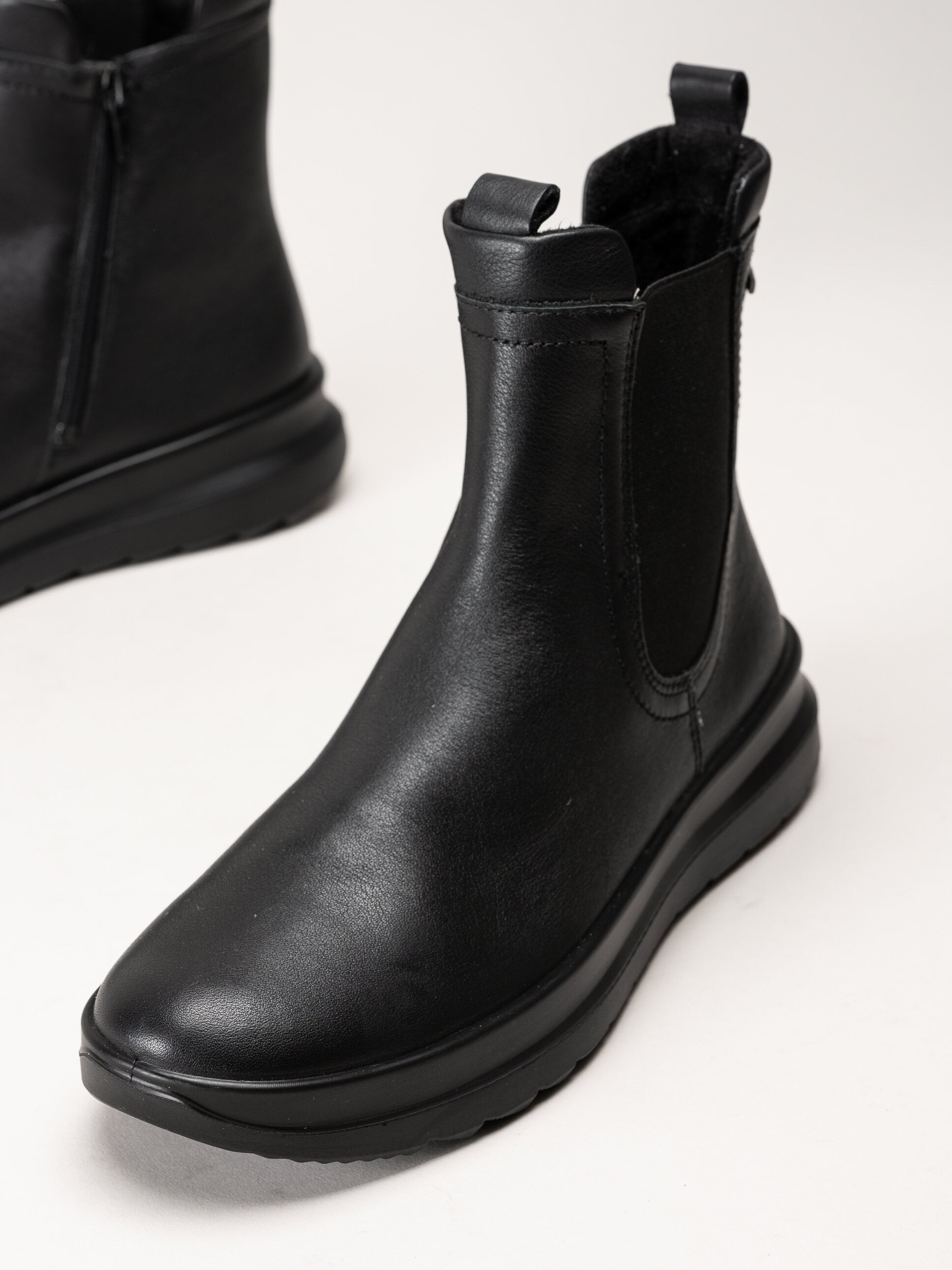 Legero - Dreamer - Svarta boots i skinn med Gore-Tex