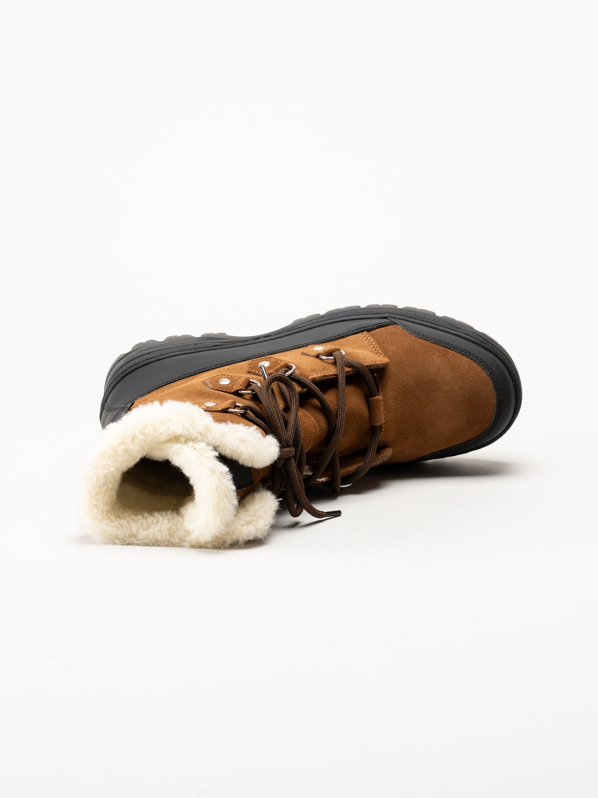 Ilves - Ilves Midbyn Wool Tex Alpi - Bruna fodrade kängor i mocka