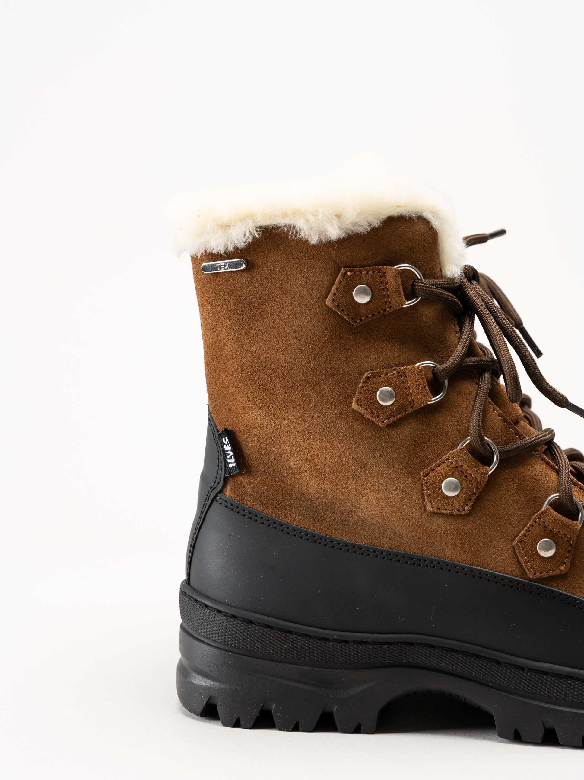 Ilves - Ilves Midbyn Wool Tex Alpi - Bruna fodrade kängor i mocka