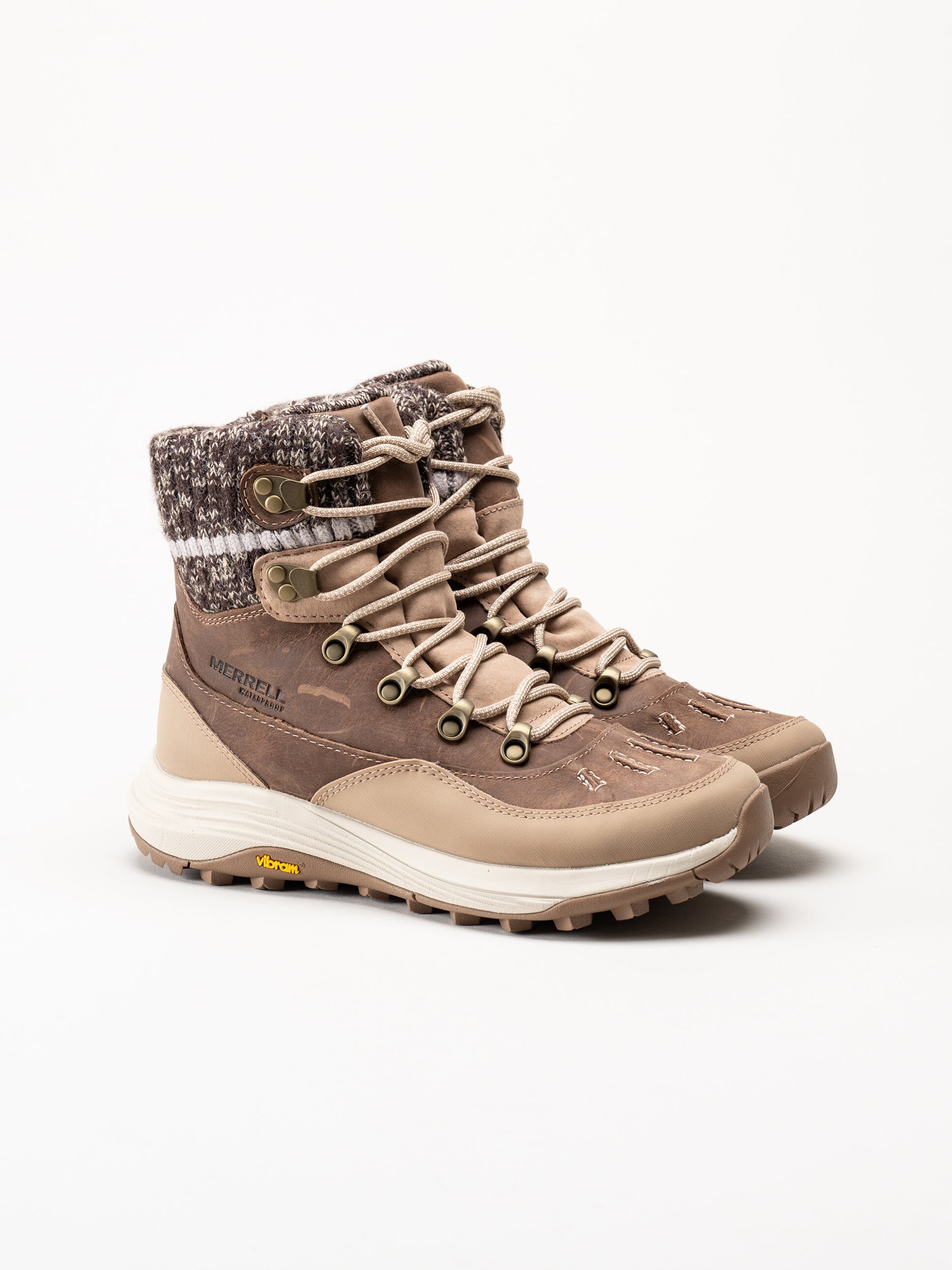 Merrell - Siren 4 Thermo Mid Wp - Bruna fodrade kängor i nubuck