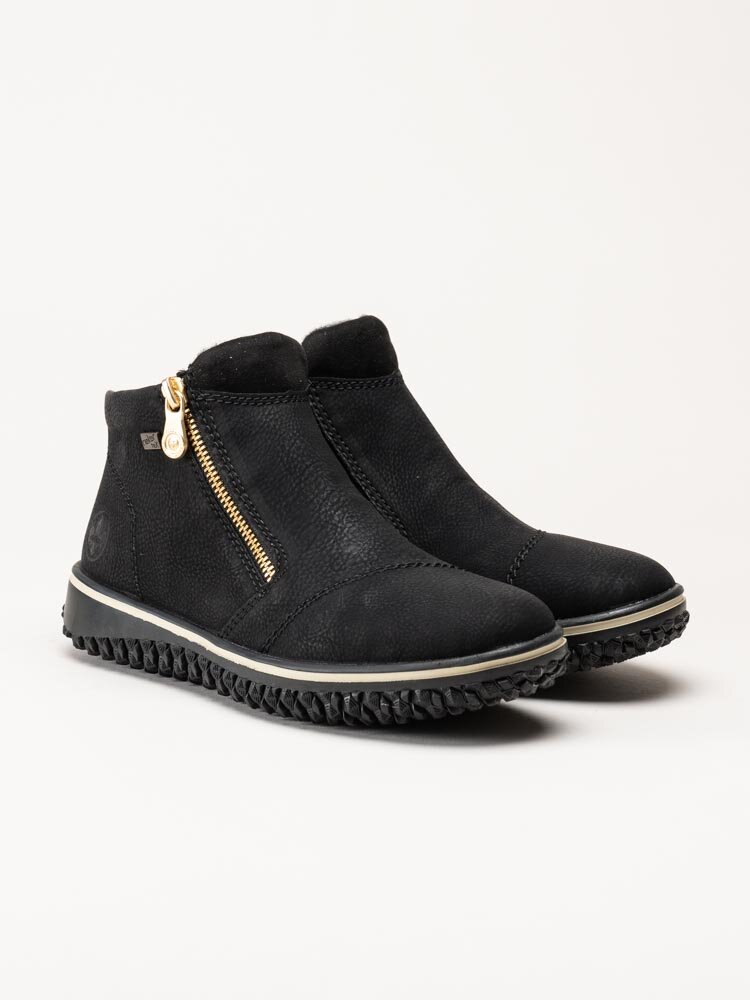 Rieker - Svarta boots med Rieker-Tex