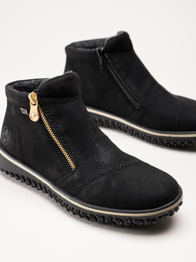 Rieker - Svarta boots med Rieker-Tex