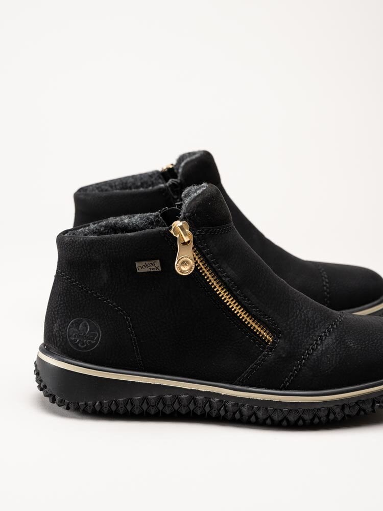 Rieker - Svarta boots med Rieker-Tex