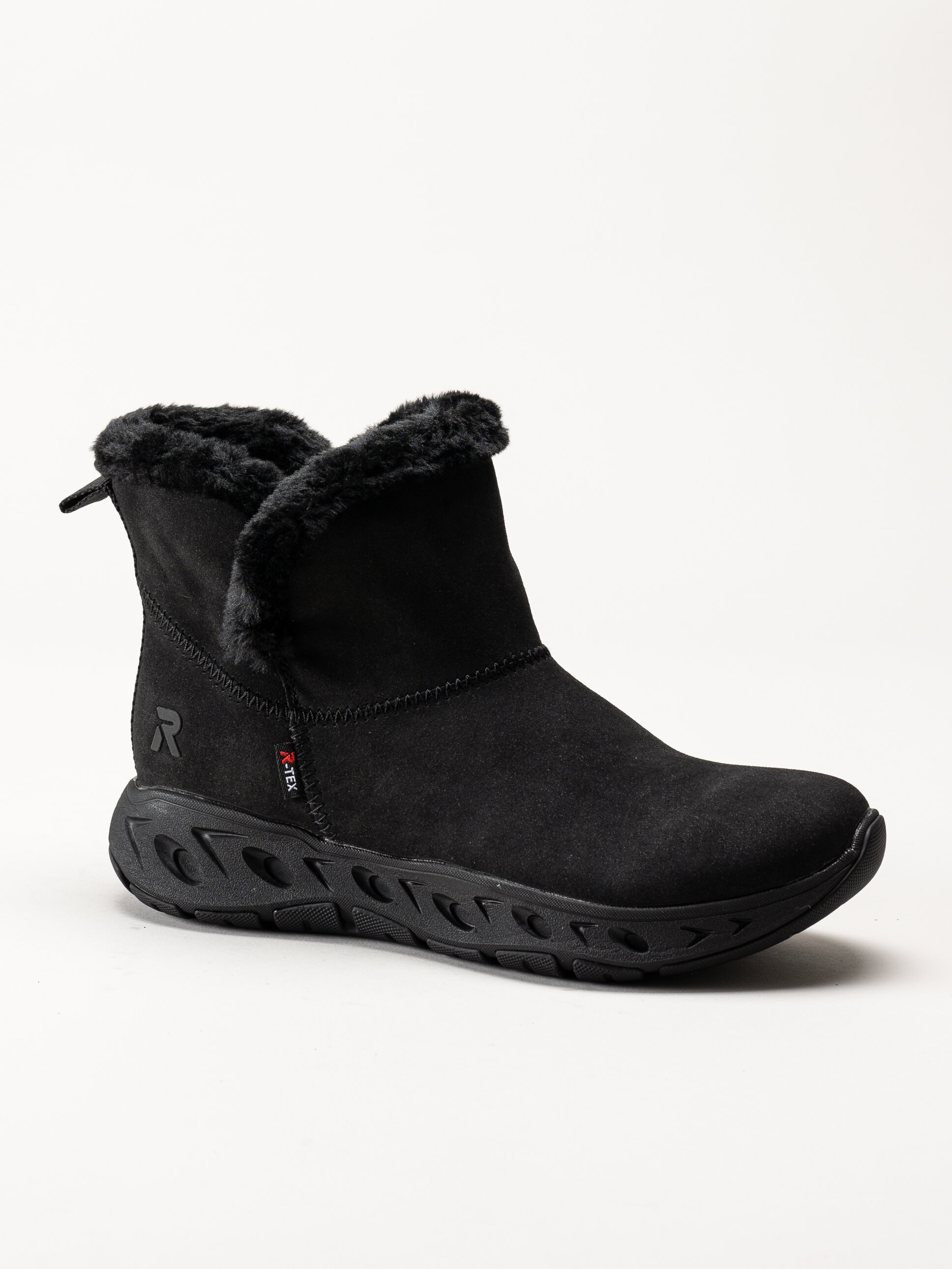 Rieker - Svarta varmfodrade boots