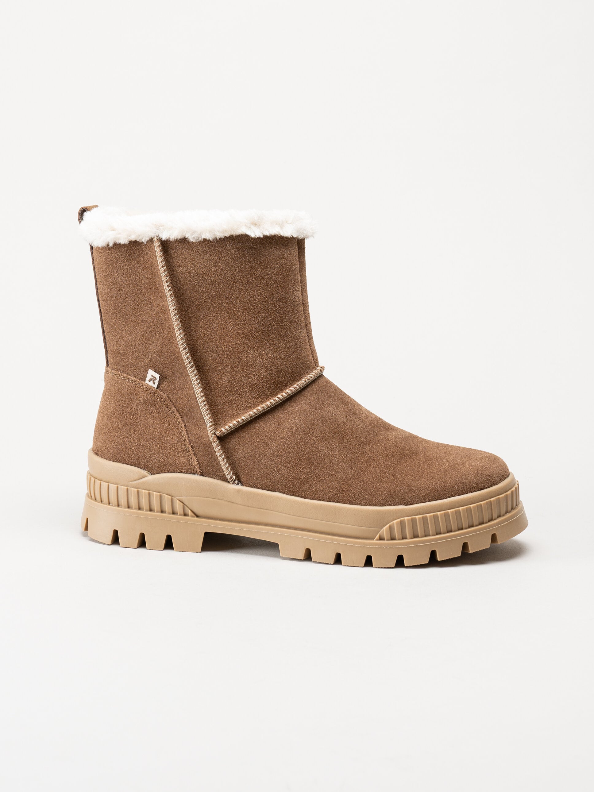 Rieker - Bruna fodrad boots i mocka