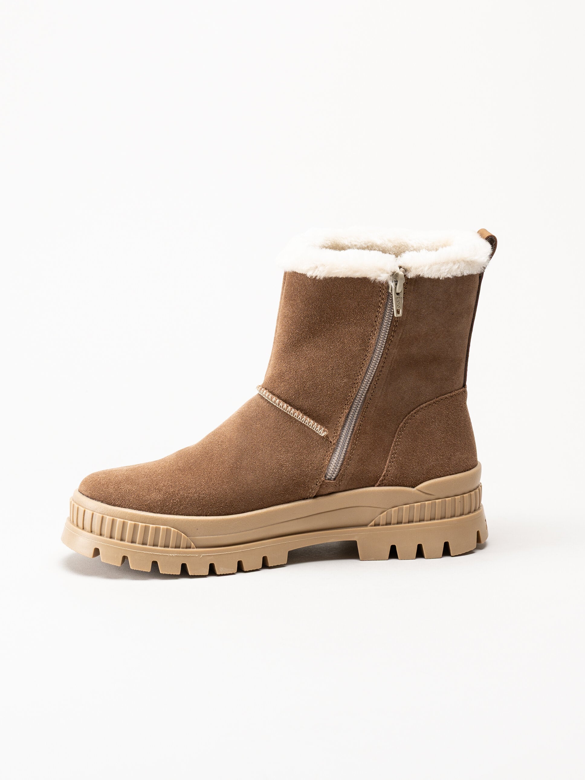 Rieker - Bruna fodrad boots i mocka