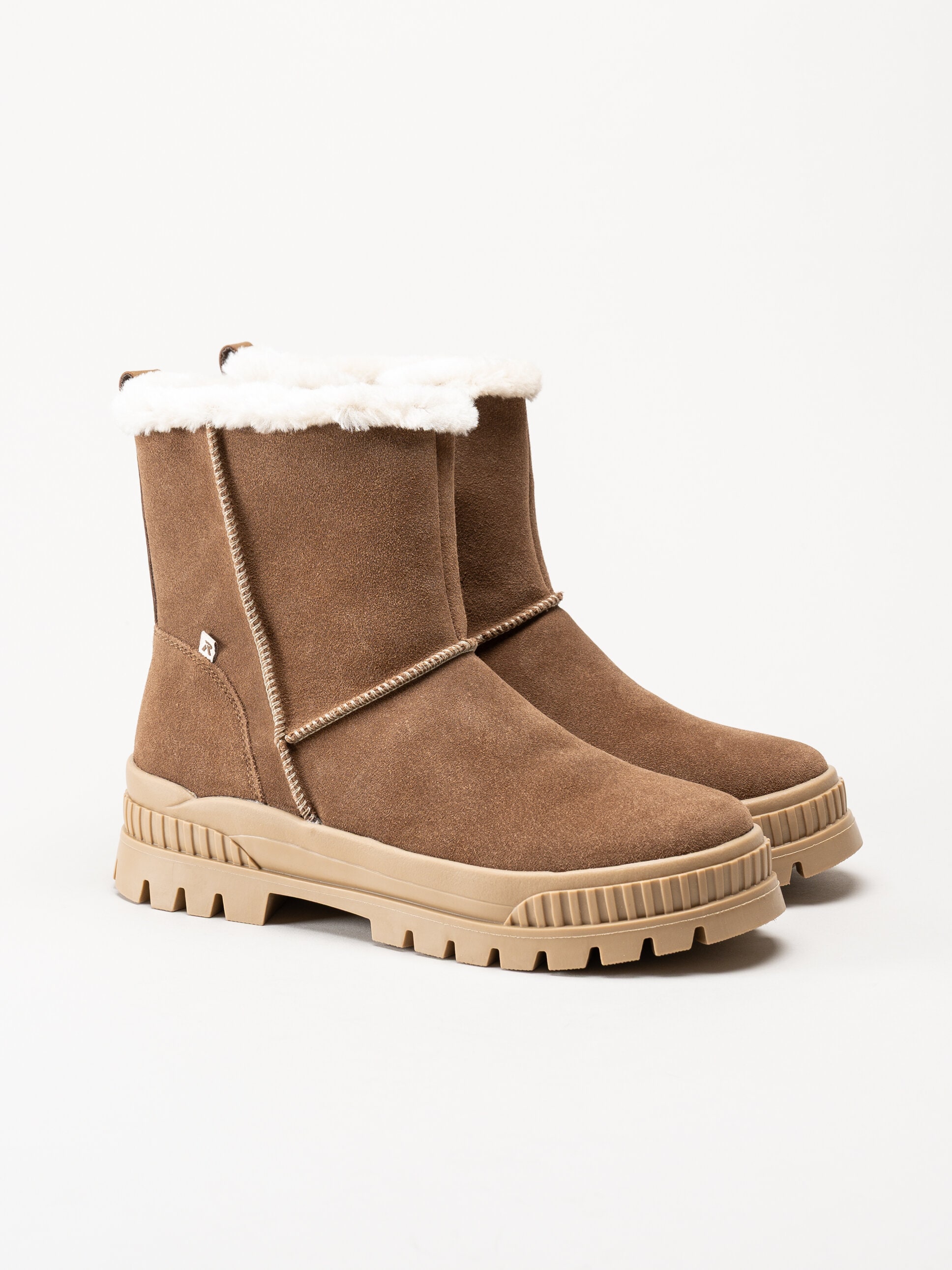Rieker - Bruna fodrad boots i mocka