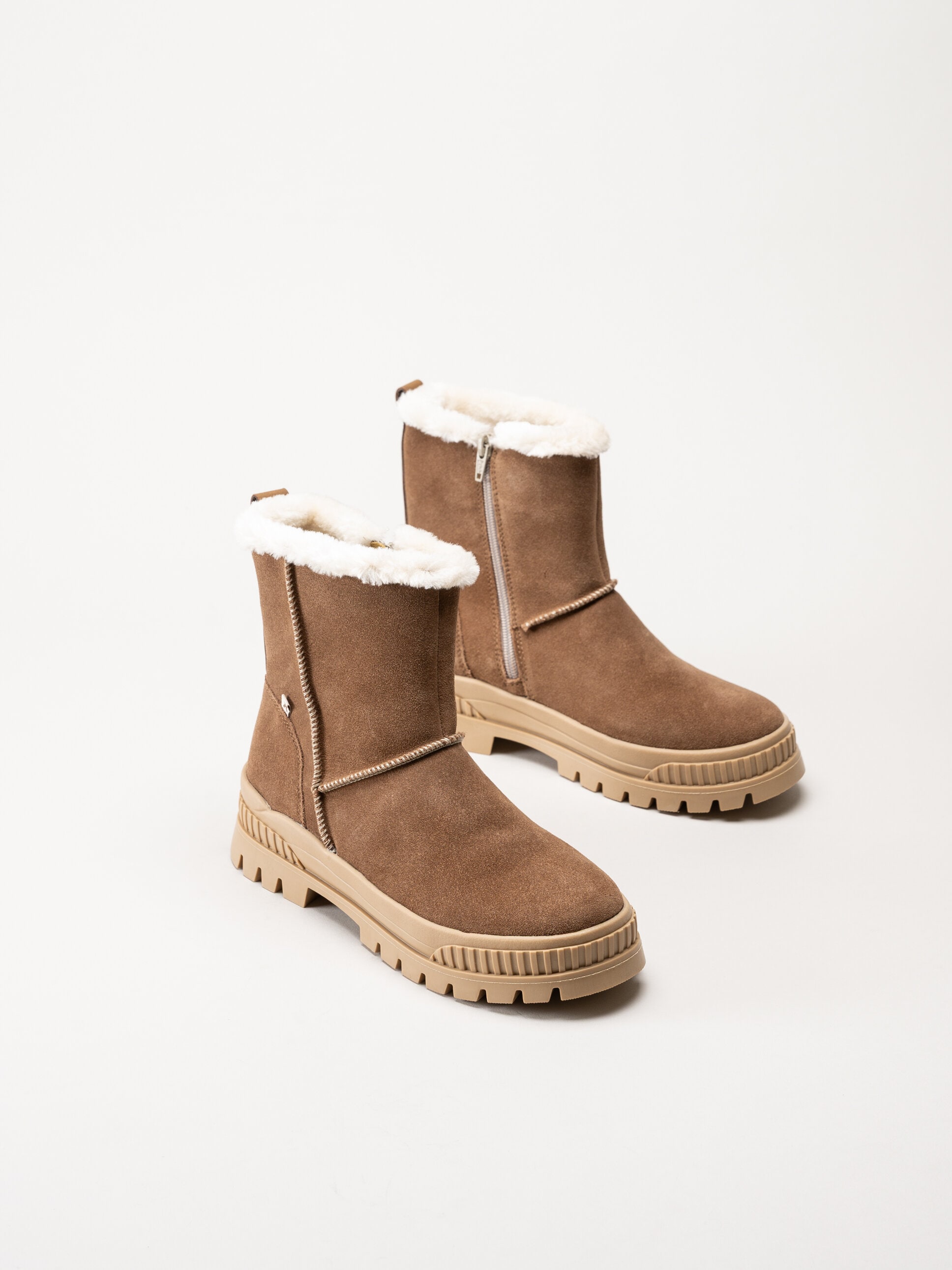 Rieker - Bruna fodrad boots i mocka