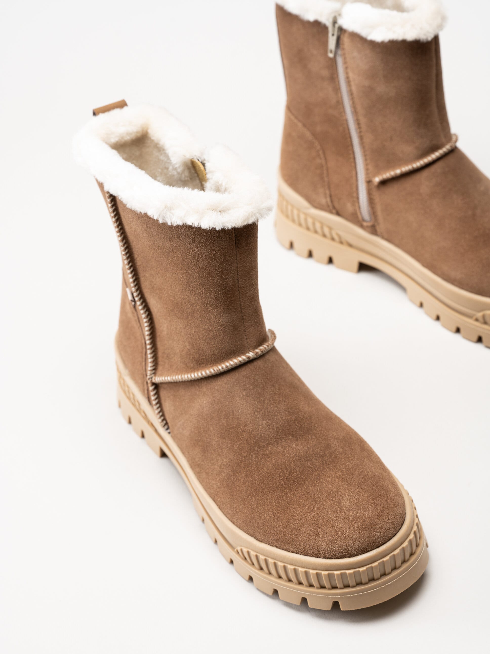 Rieker - Bruna fodrad boots i mocka