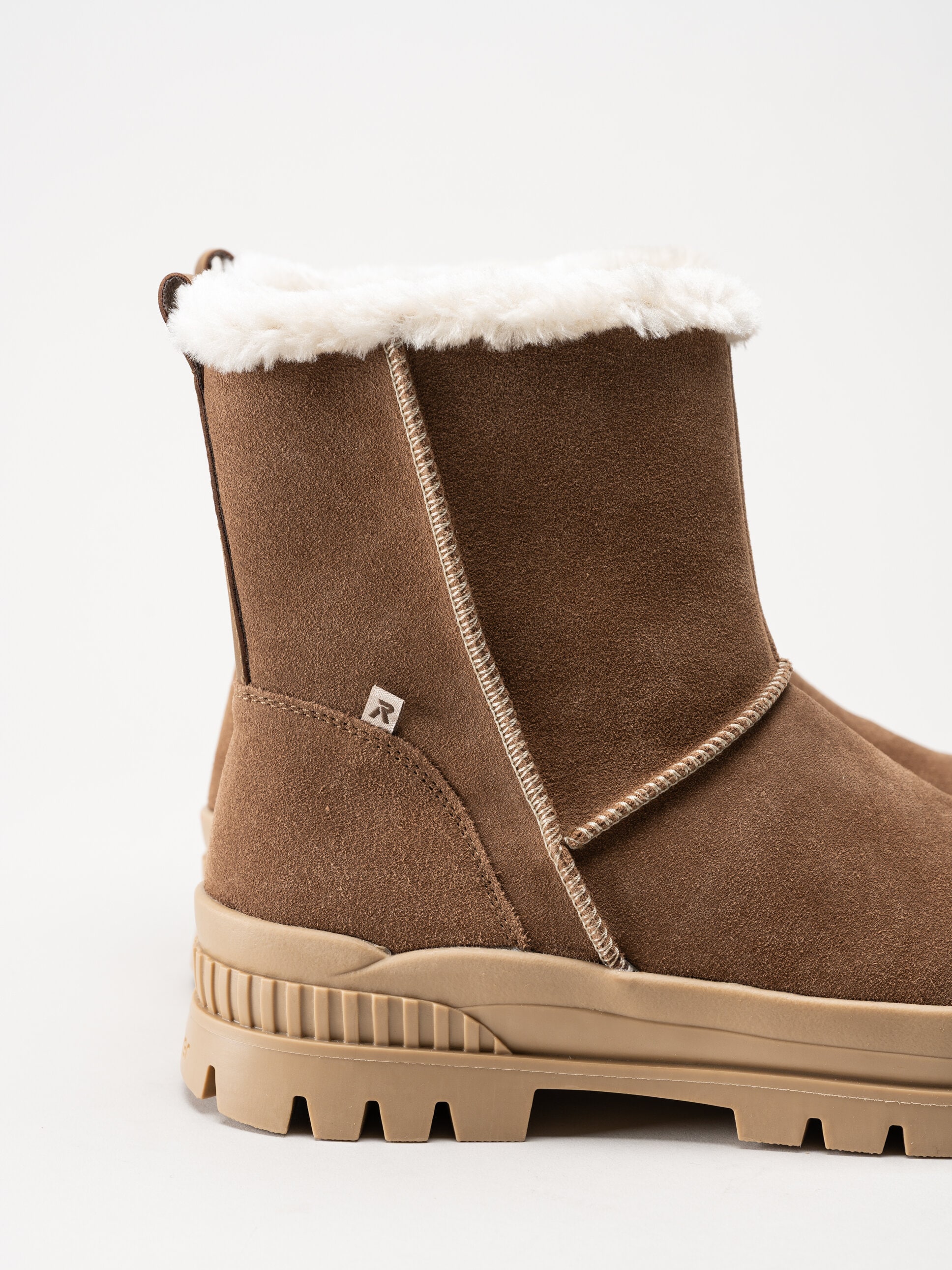 Rieker - Bruna fodrad boots i mocka