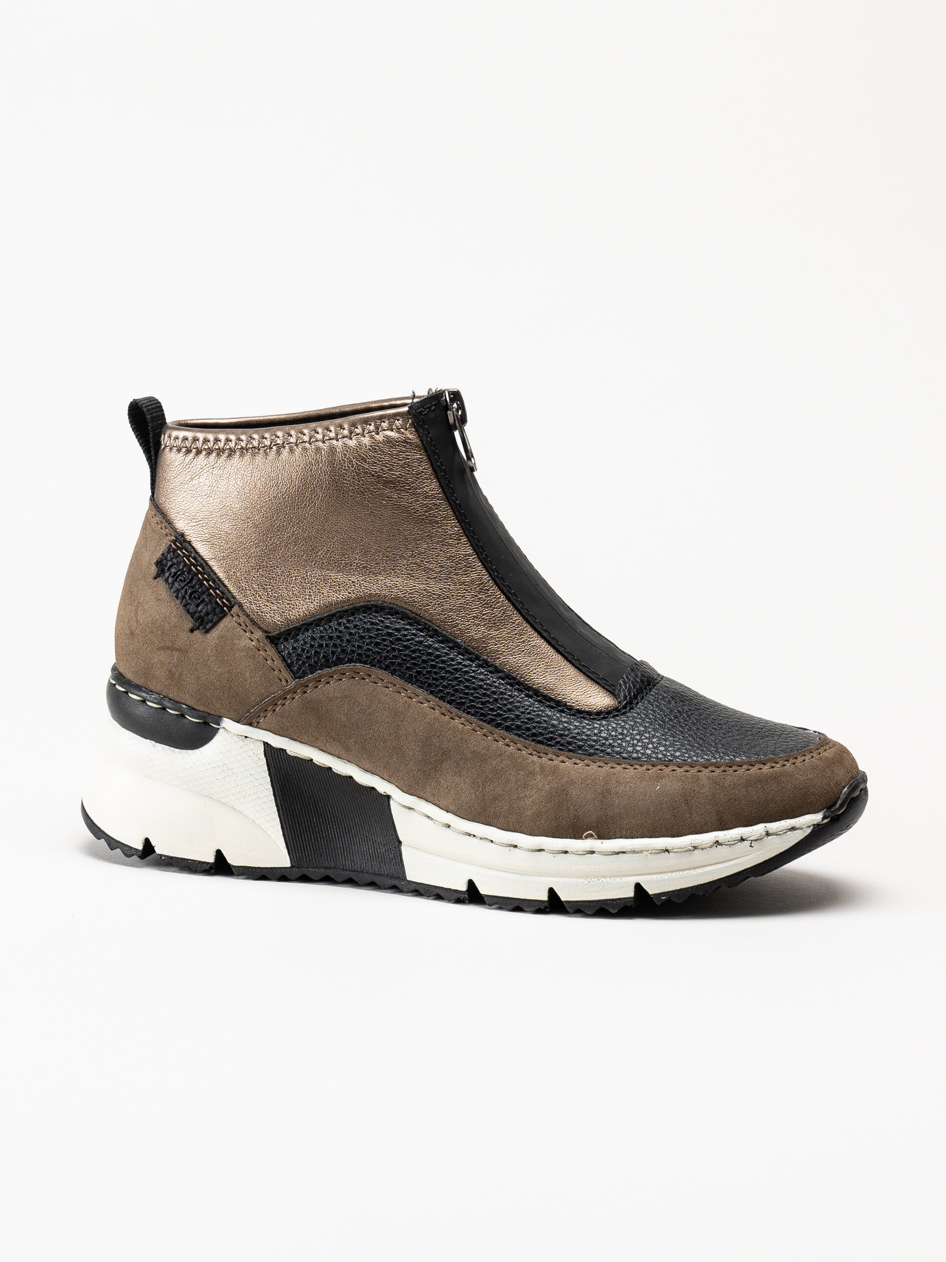 Rieker - Bruna sneakerboots med kilklack