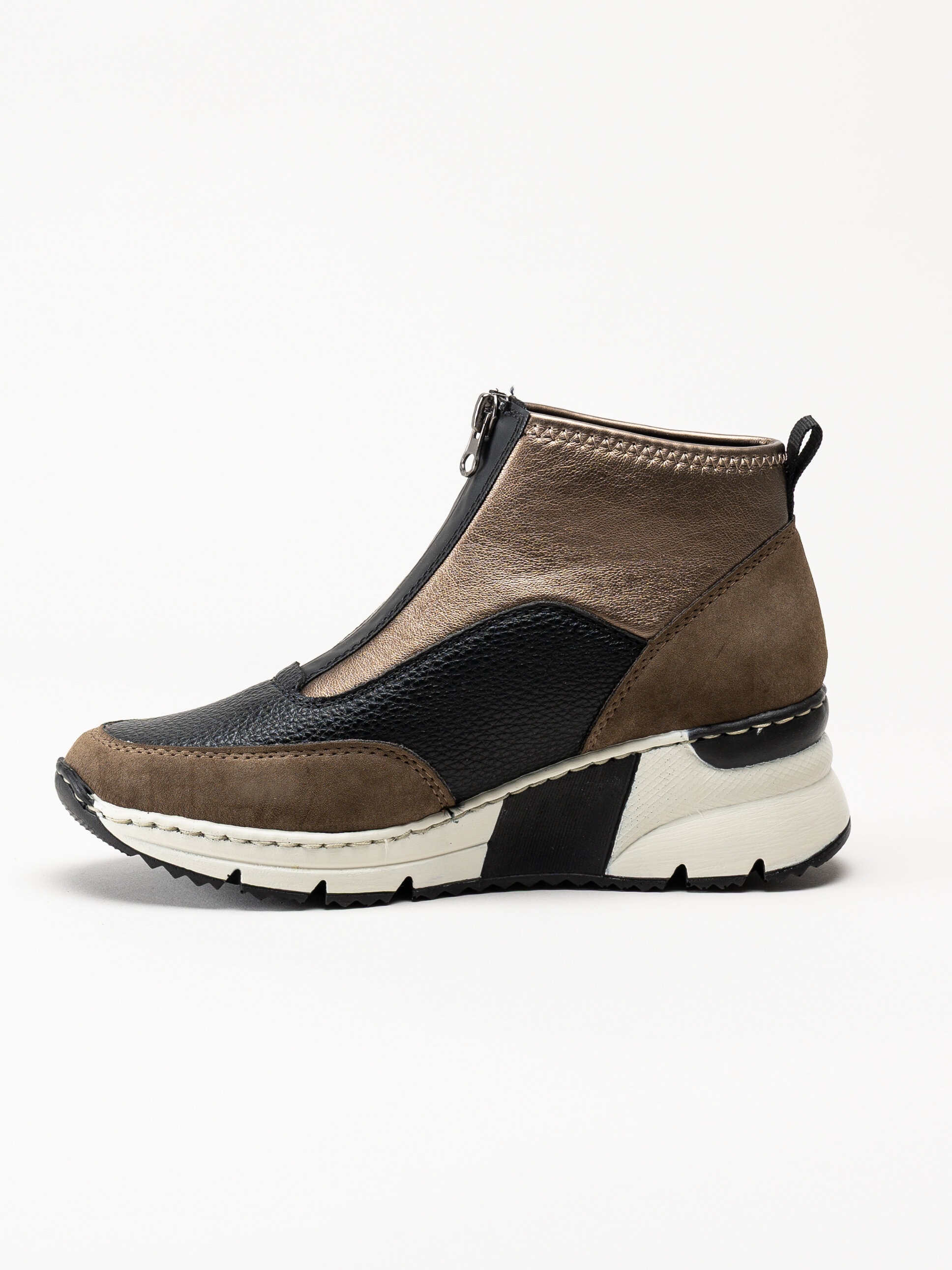 Rieker - Bruna sneakerboots med kilklack