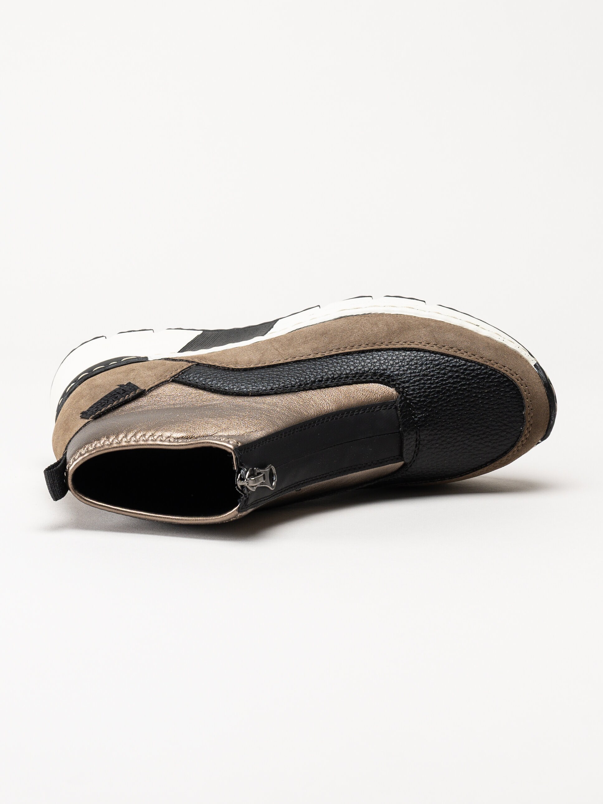 Rieker - Bruna sneakerboots med kilklack